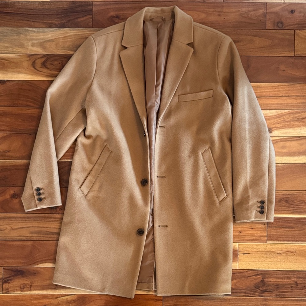 Old Navy Men's Camel Trench Coat
